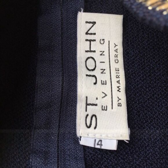 St. John Evening Nautical Embellished Knit Sweater - Picture 2 of 8